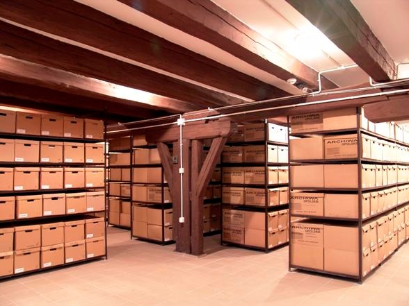 Składnica akt - parter budynku głównego