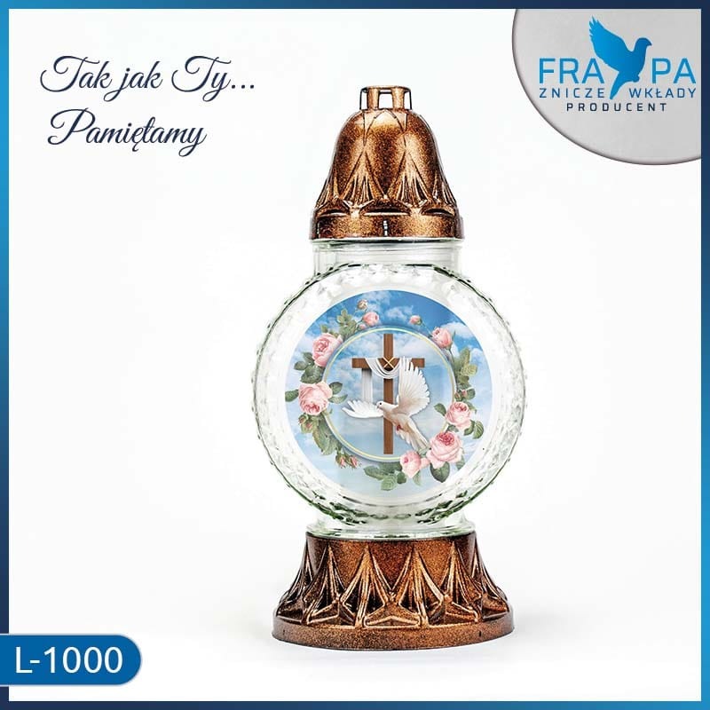 Znicz szklany od Frapy L-1000