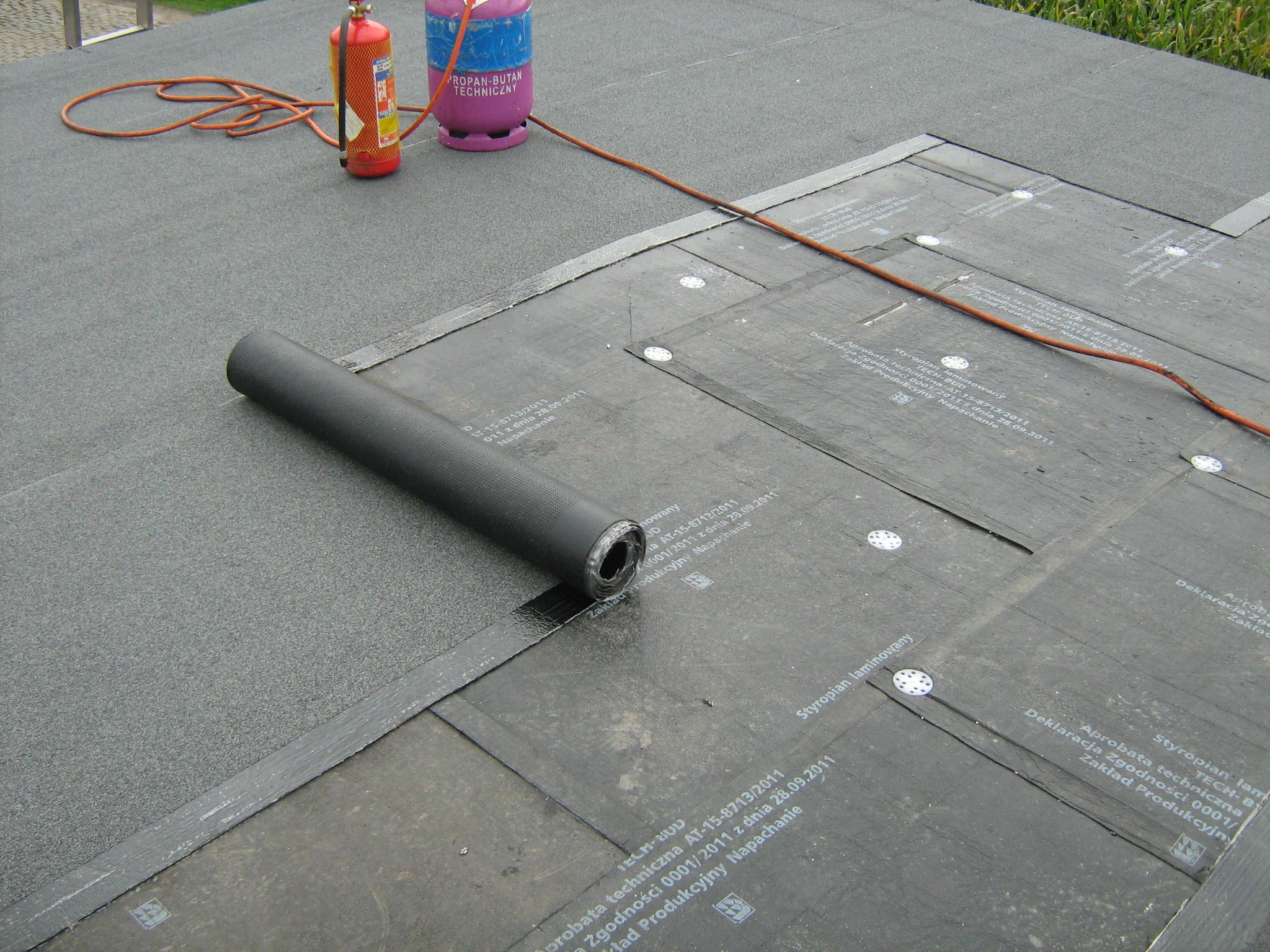 Styropapa + papa wierzchniego krycia