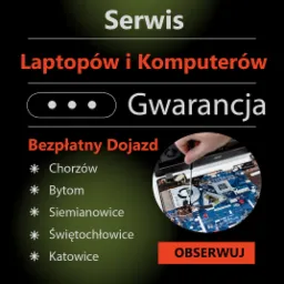 Serwis Komputerów i Laptopów. Dojazd i gwarancja.