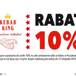 kupon promocyjny Kebab King Pruszków