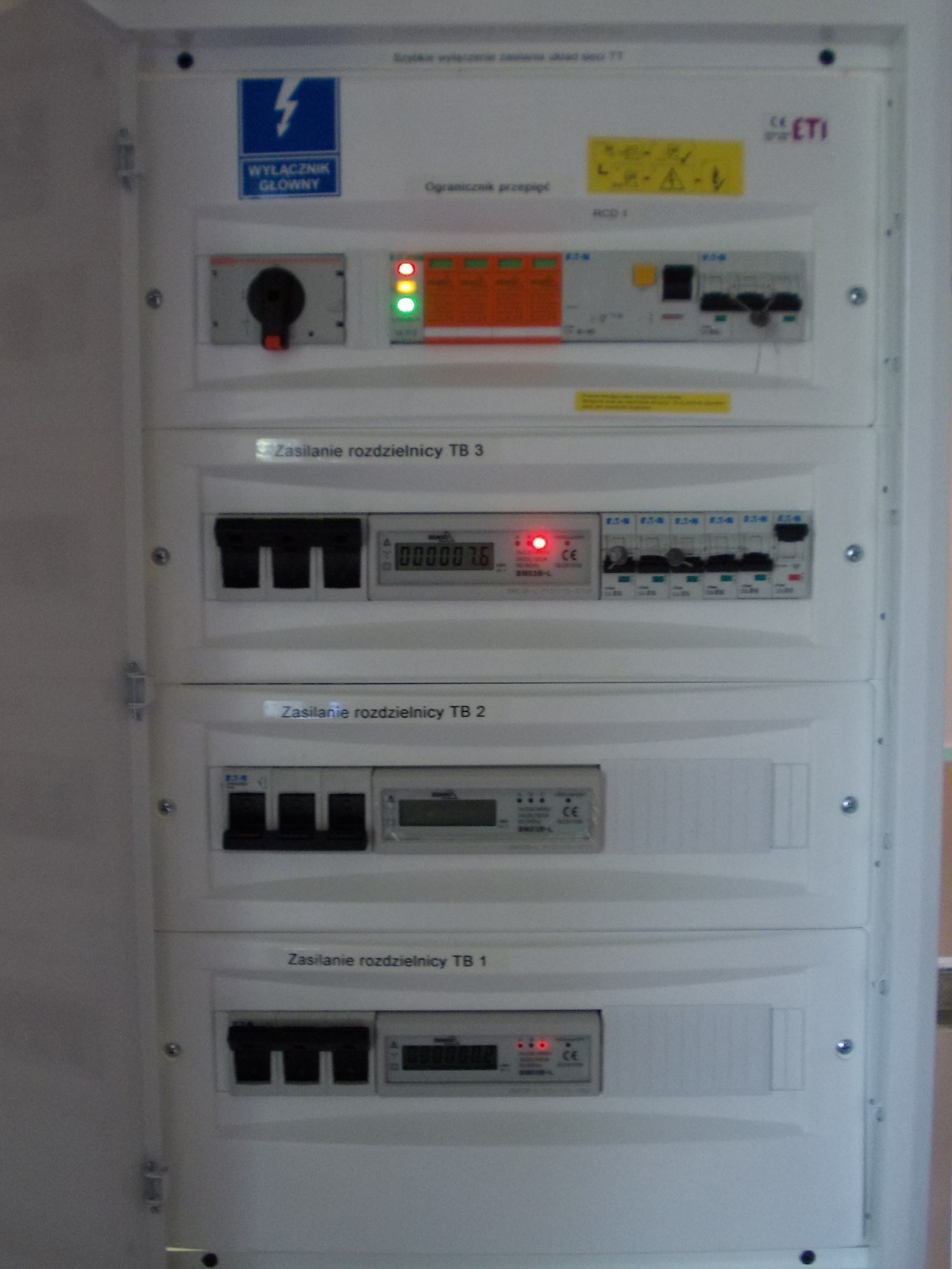 Rozdzielnica główna budynku