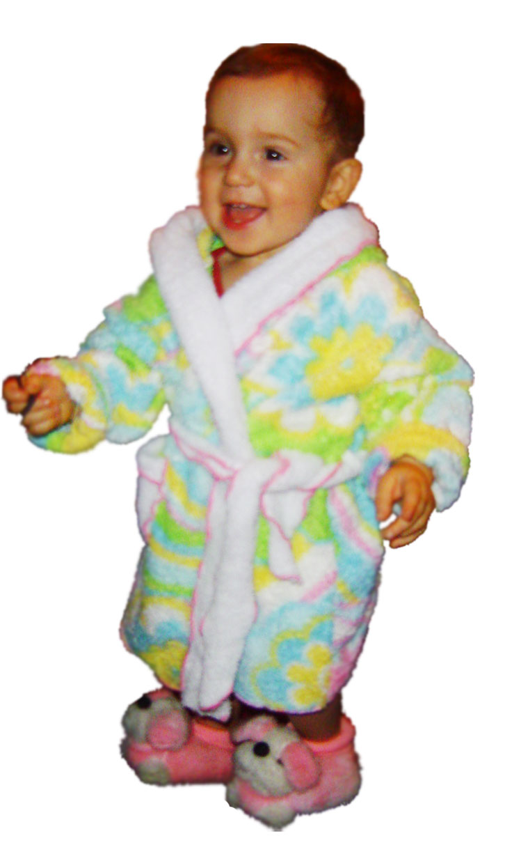 Szlafroki dziecięce z softu