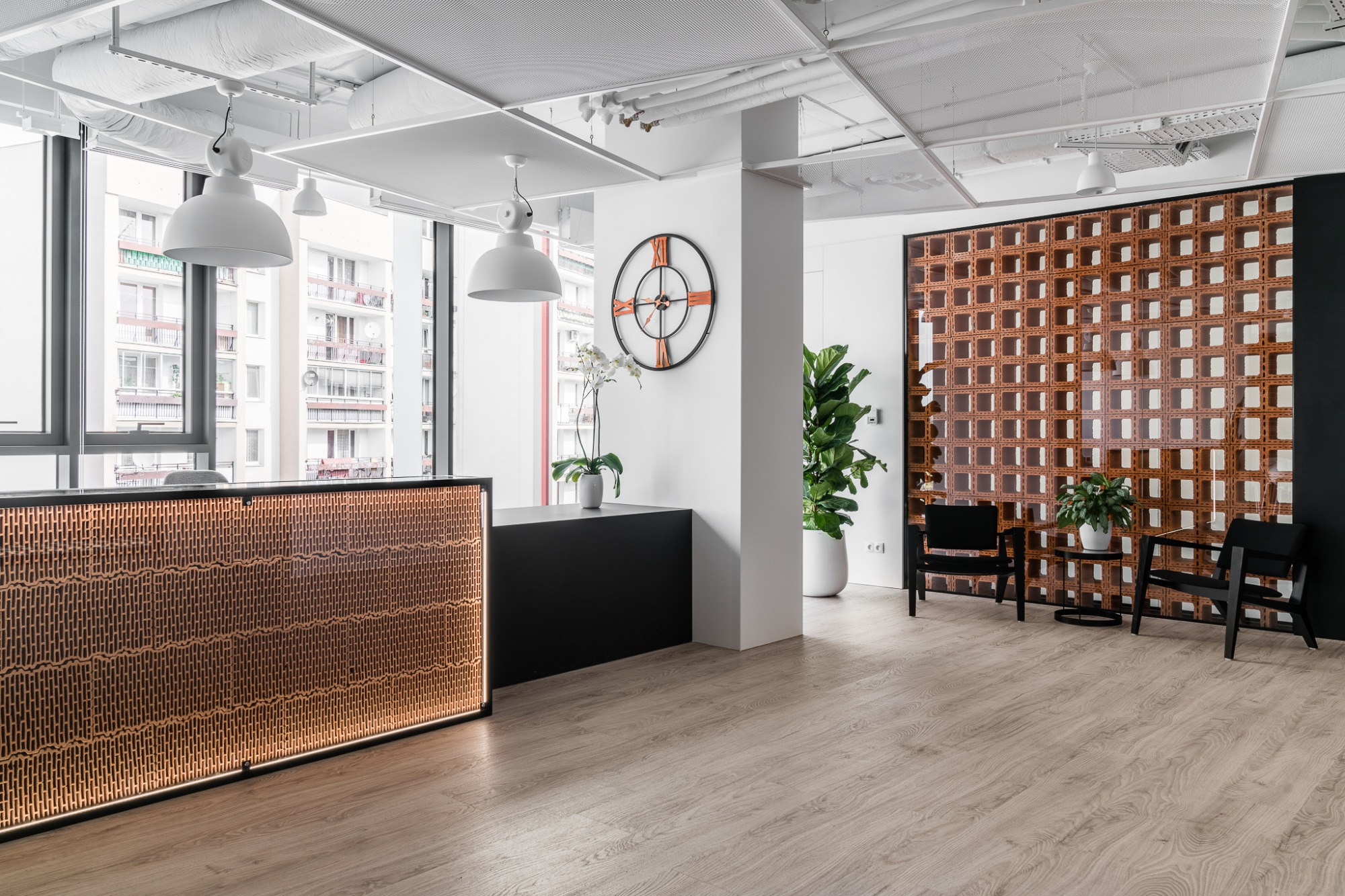 Realizacja biura dla jednej z firm w warszawskim kompleksie biurowym Koneser.