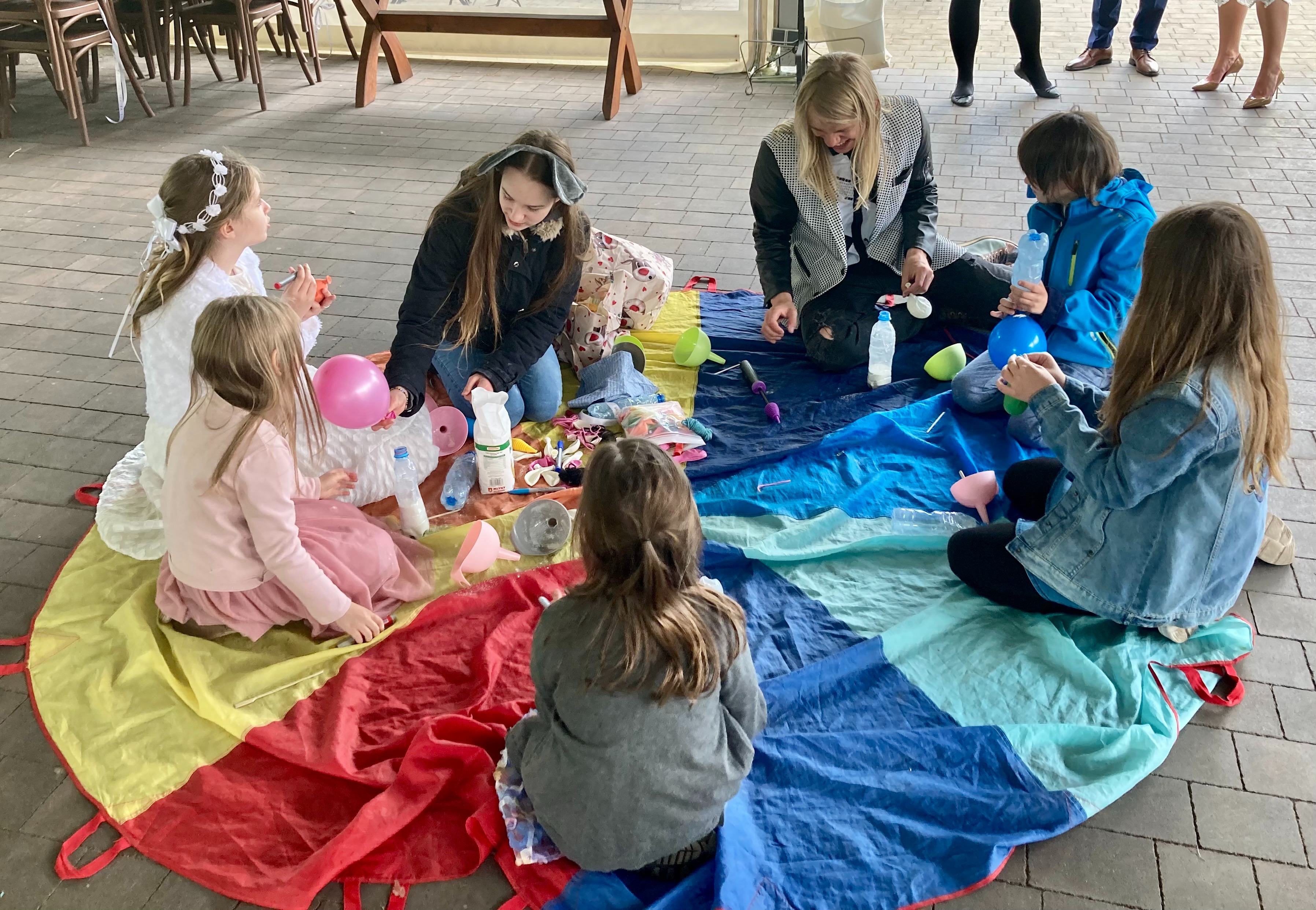 Tworzenie gniotków na I Komunii :)