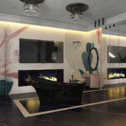 Stylowy pokój kąpielowy w wersji LUX.