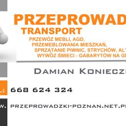 Przeprowadzki Poznań. Tani transport, przewóz mebli, agd.