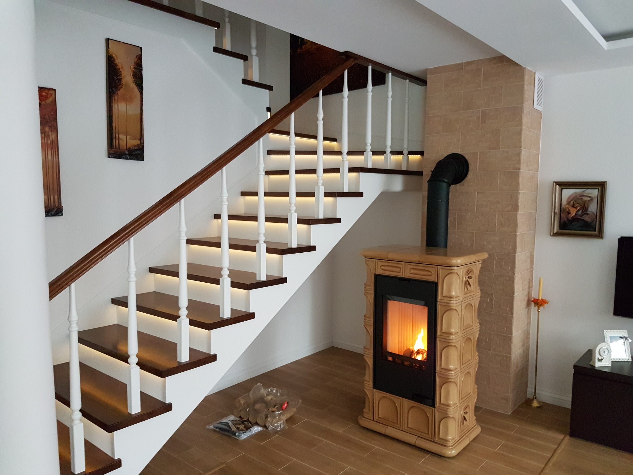 Realizacja montażu pieca kaflowego ALAKO