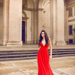 Sesja dla marki modowej w Mediolanie