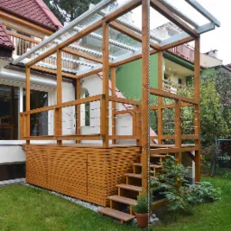 Taras na wrocławskich Krzykach.