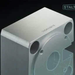 Zaprojektowana i wykonana pokrywa silnika powietrznego.