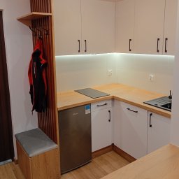 Kuchnia w małym mieszkaniu.