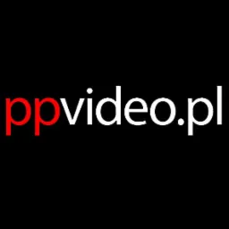 Logo firmy ppvideo.pl z czerwonymi literami 'pp' i białym napisem 'video.pl' na czarnym tle.