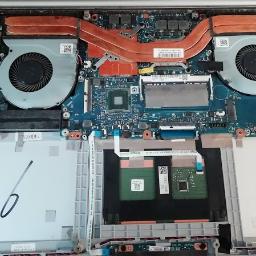 Wymiana płyty głównej w laptopie LENOVO - specyfikacja i7, 16GB RAM; Nvidia GTX960