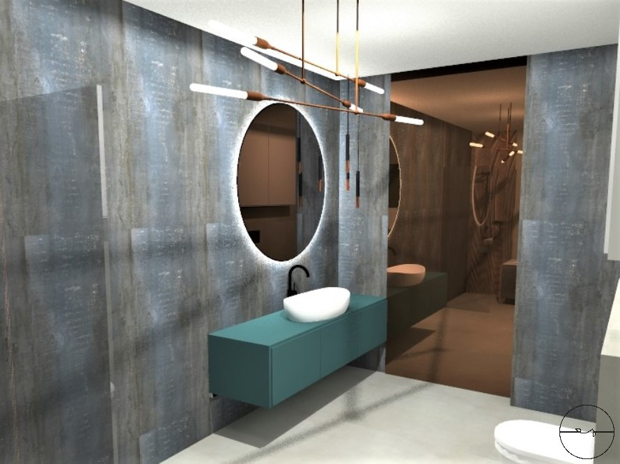 Łazienka w Stylu Industrialnym