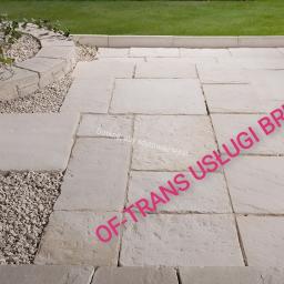 OF-TRANS - Układanie kostki granitowej Słupno