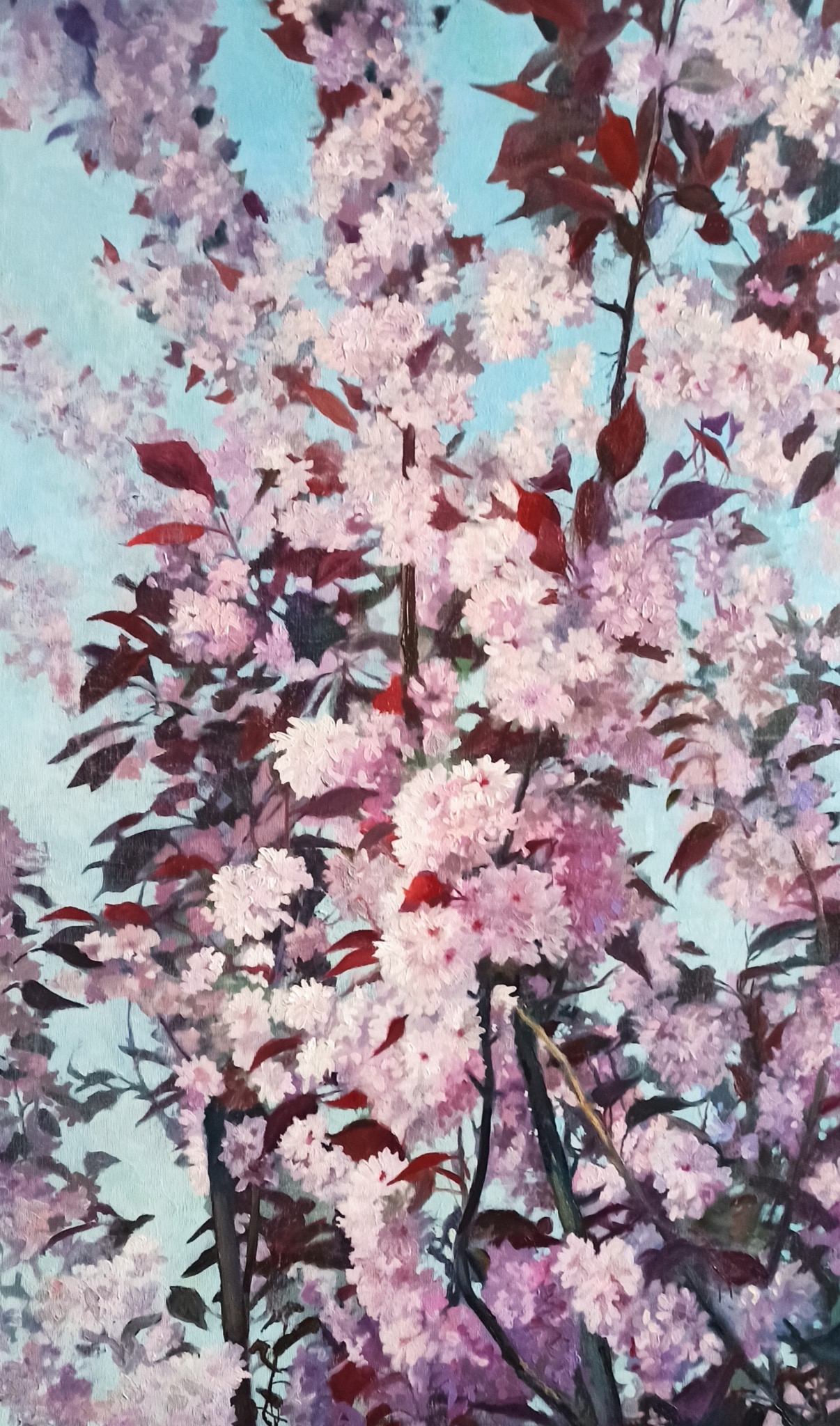 Olej, płótno, 100x60 cm