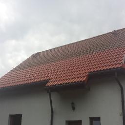 Dach umyty do połowy
