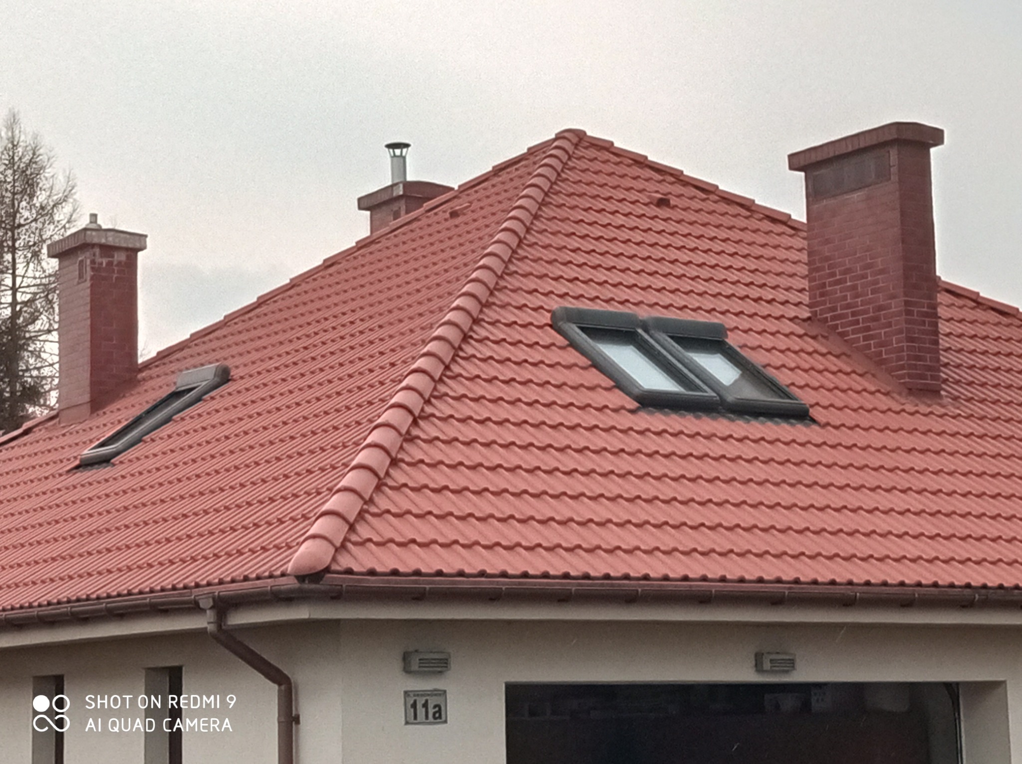 Zdjęcie po umyciu dachu.