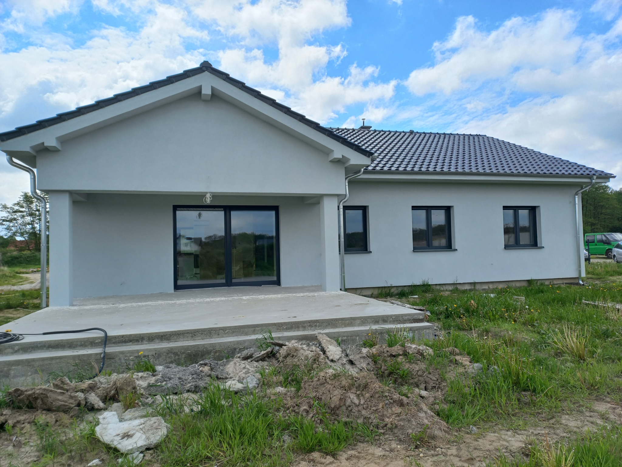 elewacja budynku ' dom parterowy 4 '