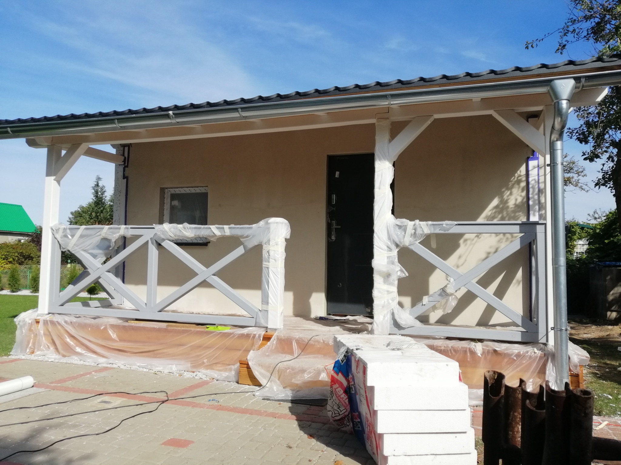 elewacja altany ogrodowej