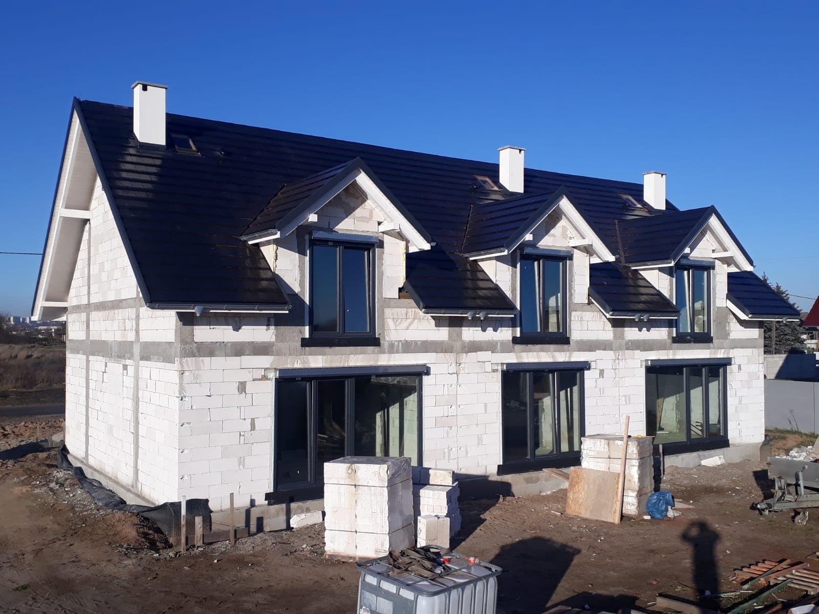 budynek 3-lokalowy wg, projektu indywidualnego