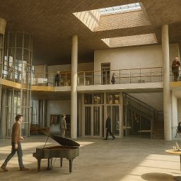 Symetria architekci sp. z o.o. - Hyde Park Library interior view