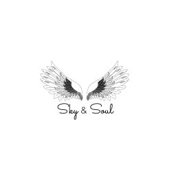 Pierwsze logo dla SKY & SOUL.
Mimo, że pomysł na umieszczenie skrzydeł jako sygnetu jest strzałem w 10, ta wersja logo jest zbyt szczegółowa. Wraz z rozwojem firmy i potrzebą obrandowania produktów musieliśmy je zmodyfikować. 