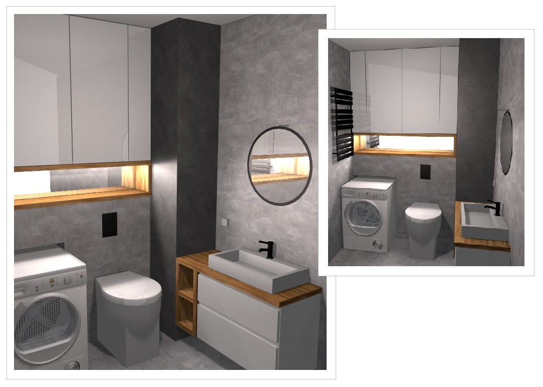 Wstępny Projekt 2 Szafek do Łazienki