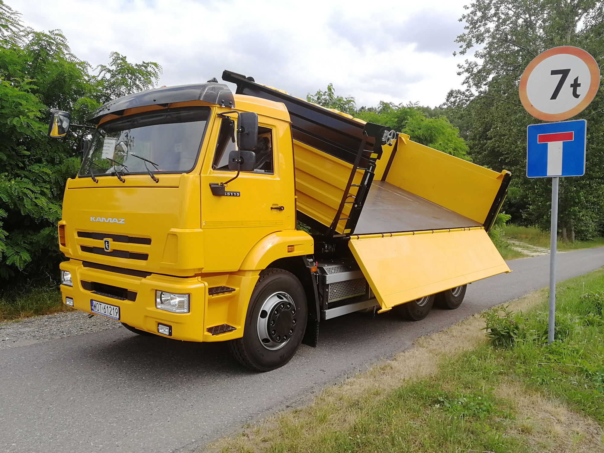 KAMAZ 6x4 wywrotka 15t