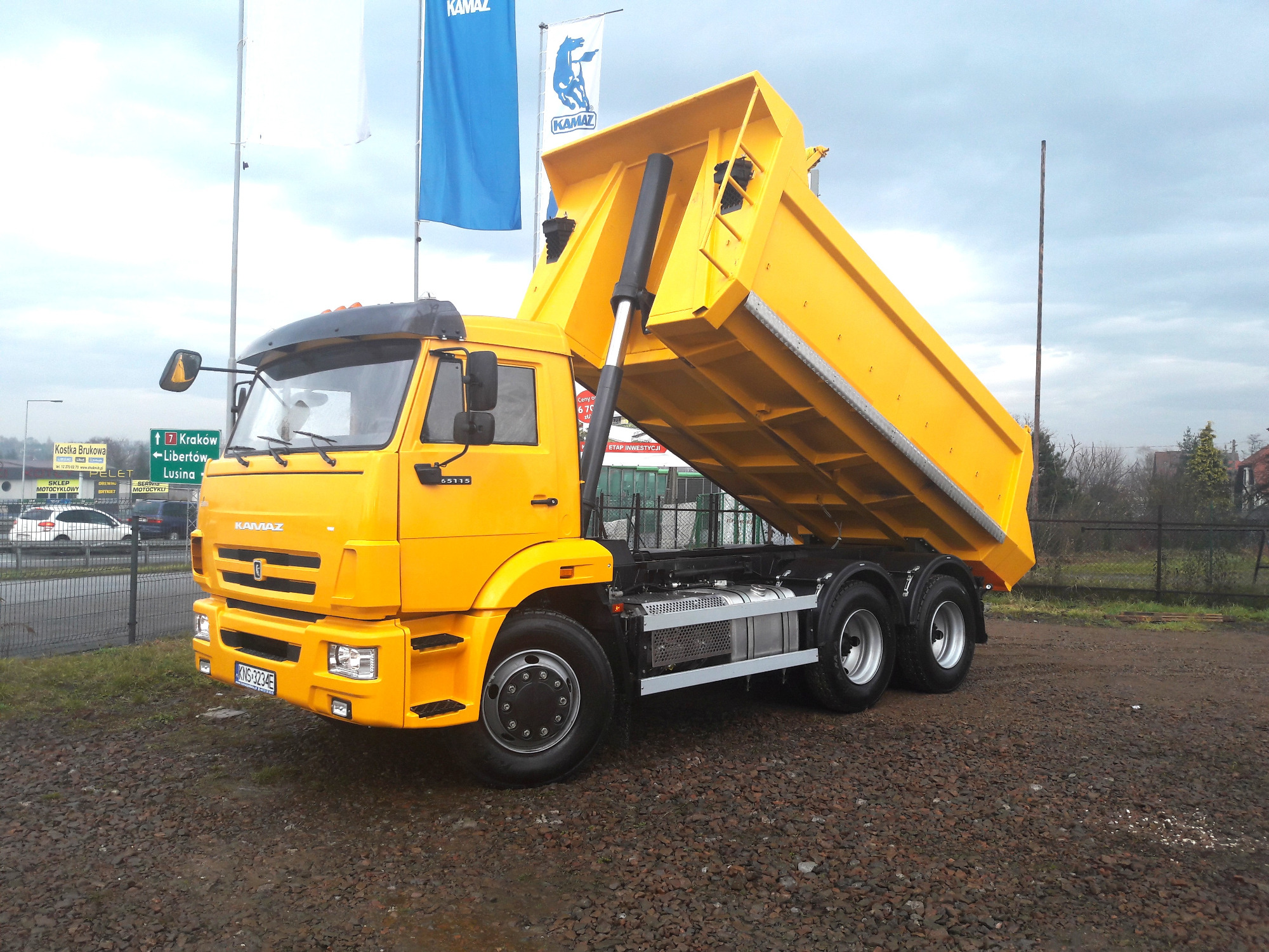 KAMAZ 6x4 wywrotka 1W