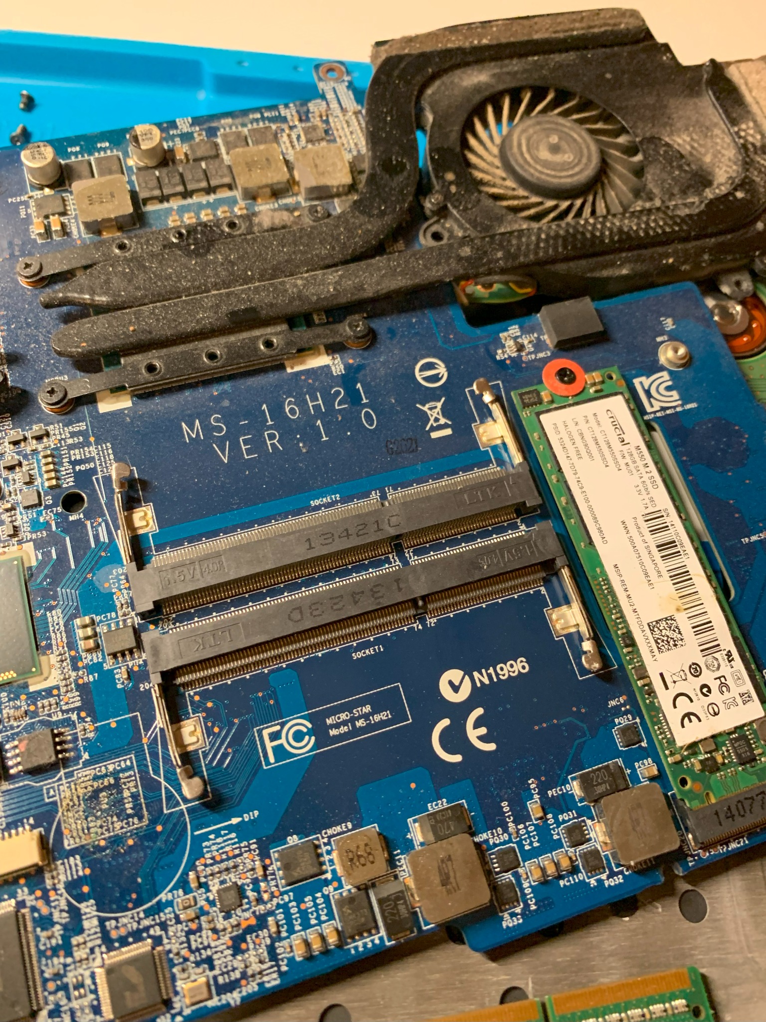 Dołożenie pamięci RAM i wymiana dysku na SSD M.2