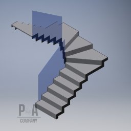 wizualizacja schodów