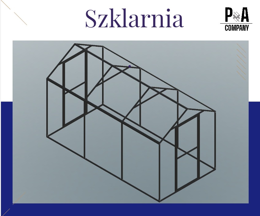 wizualizacja szklarni