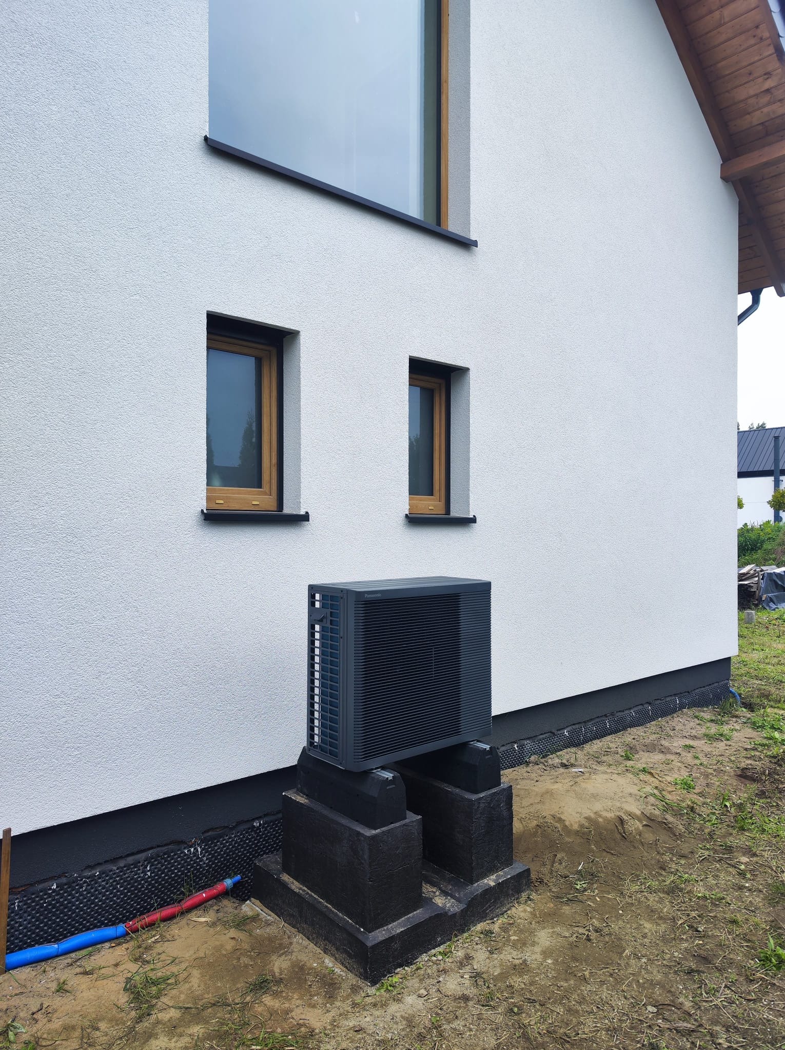 pompa ciepła Panasonic w nowym domu