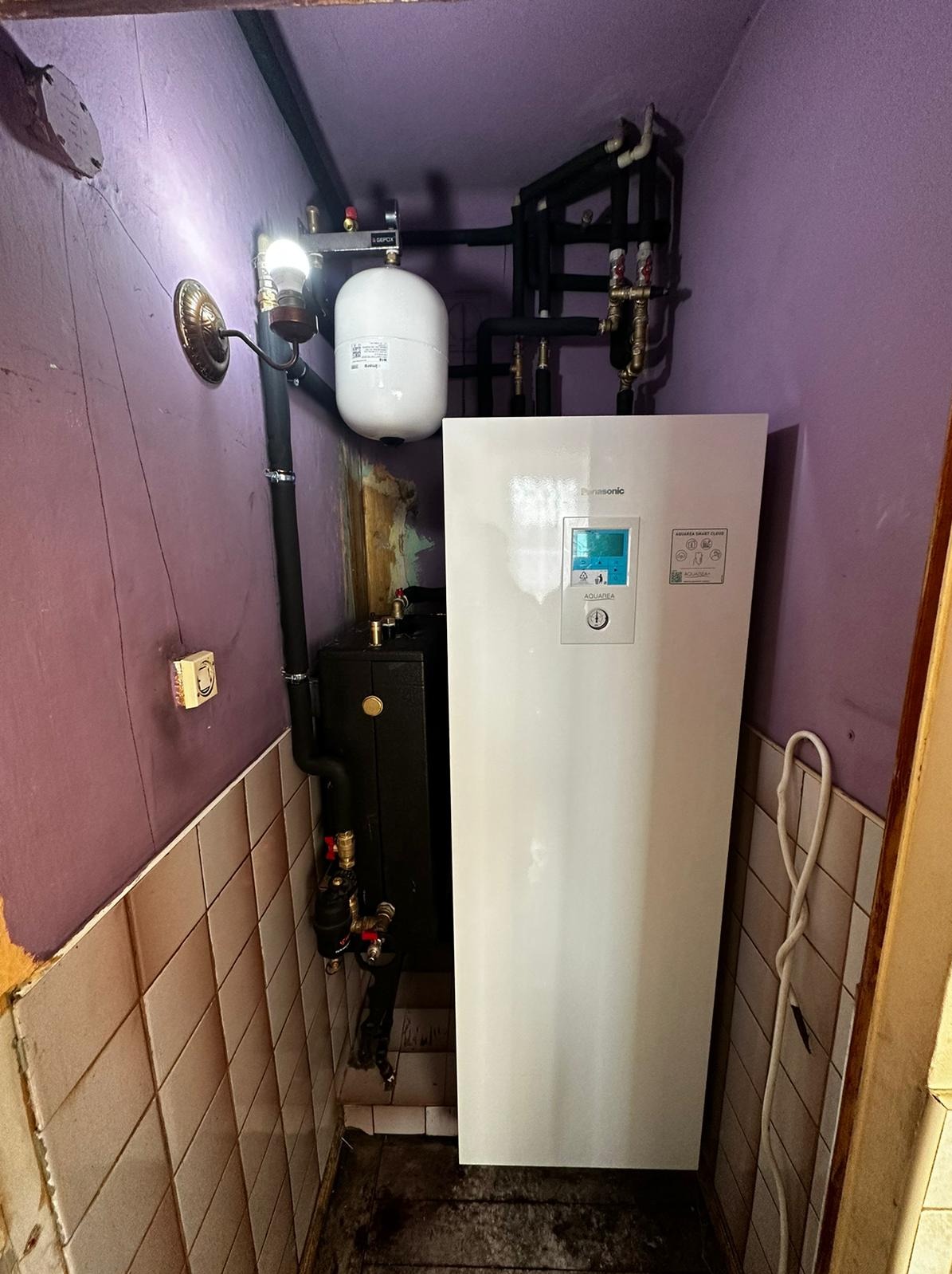 pompa ciepła Panasonic split, lodówka