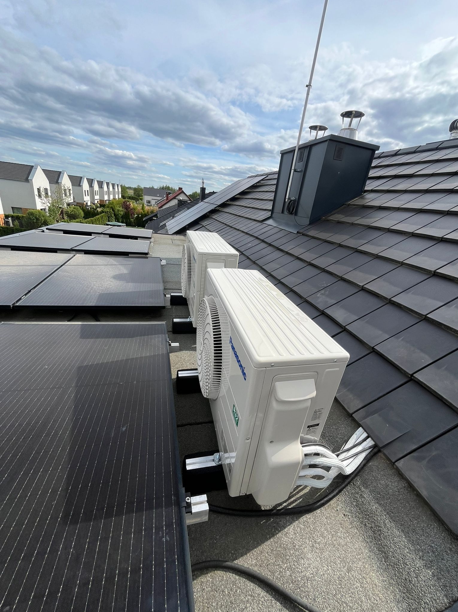 agregaty klimatyzacji Panasonic, montaż w domu jednorodzinnym jednostki typu Multisplit