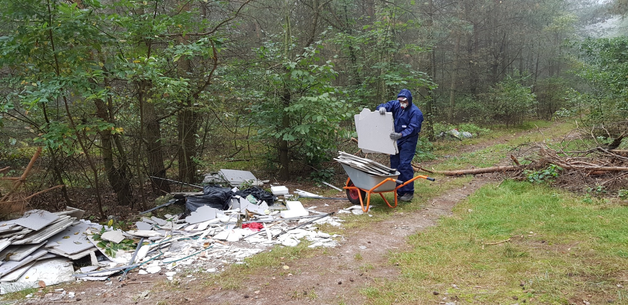 Likwidowanie nielegalnych wysypisk