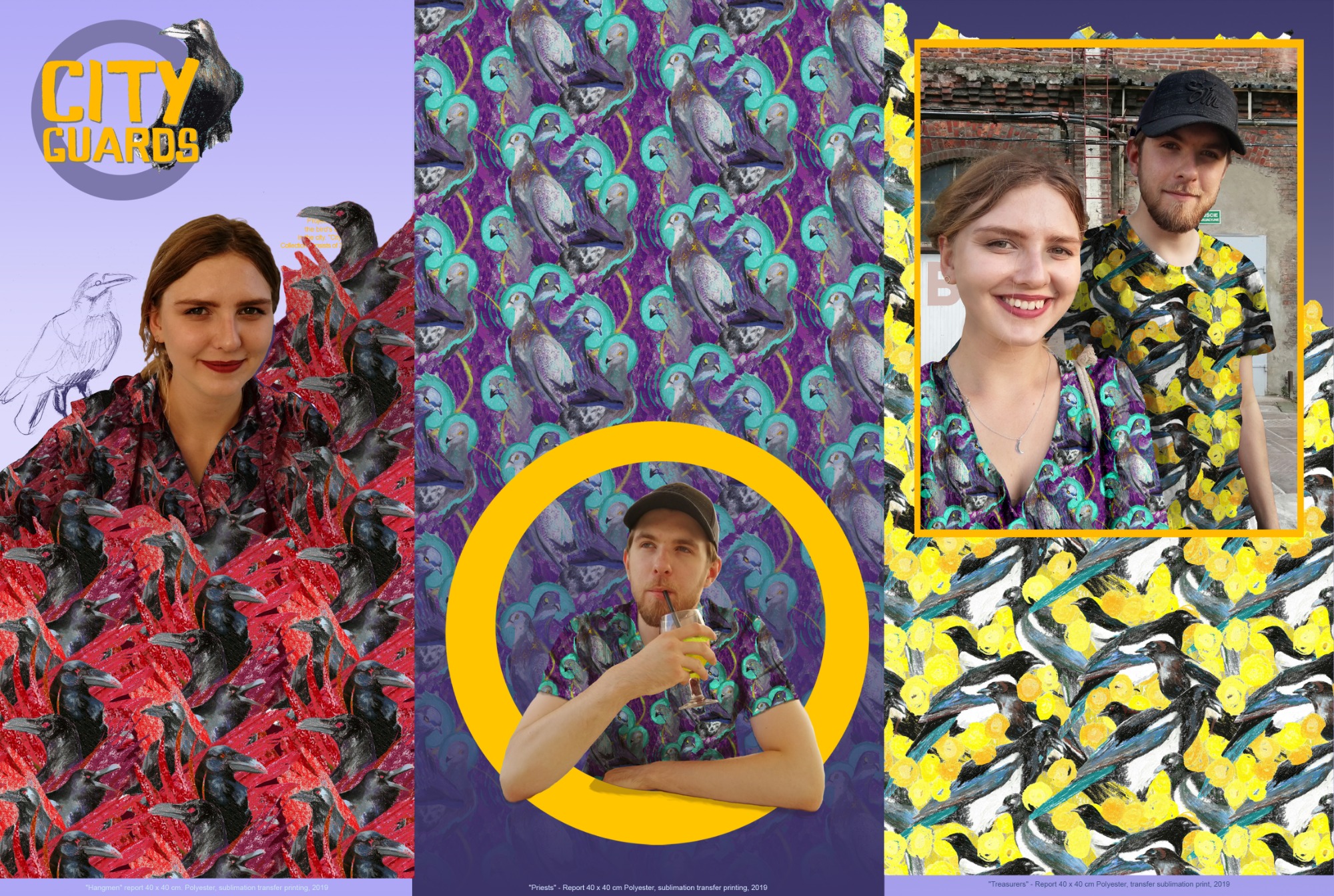 Projekty wzorów na odzież.