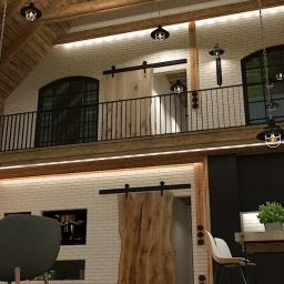Wnętrze domu jednorodzinnego Inwestor prywatny: Nowa Wieś / Projekt wykonawczy + Wizualizacje 3D / Wariant 2 / Powierzchnia użytkowa: 64,00 m²