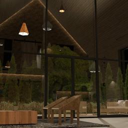Wnętrze domu jednorodzinnego Inwestor prywatny: Nowa Wieś / Projekt wykonawczy + Wizualizacje 3D / Wariant 1 / Powierzchnia użytkowa: 64,00 m²