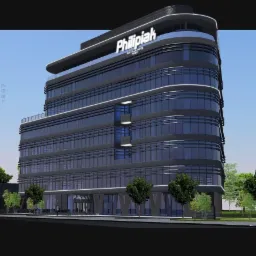 PHILIPIAK MILANO / Budynek biurowy z parkingiem podziemnym / Warszawa / Proj. budowlany / Pow. całkowita: 12.400,00 m²