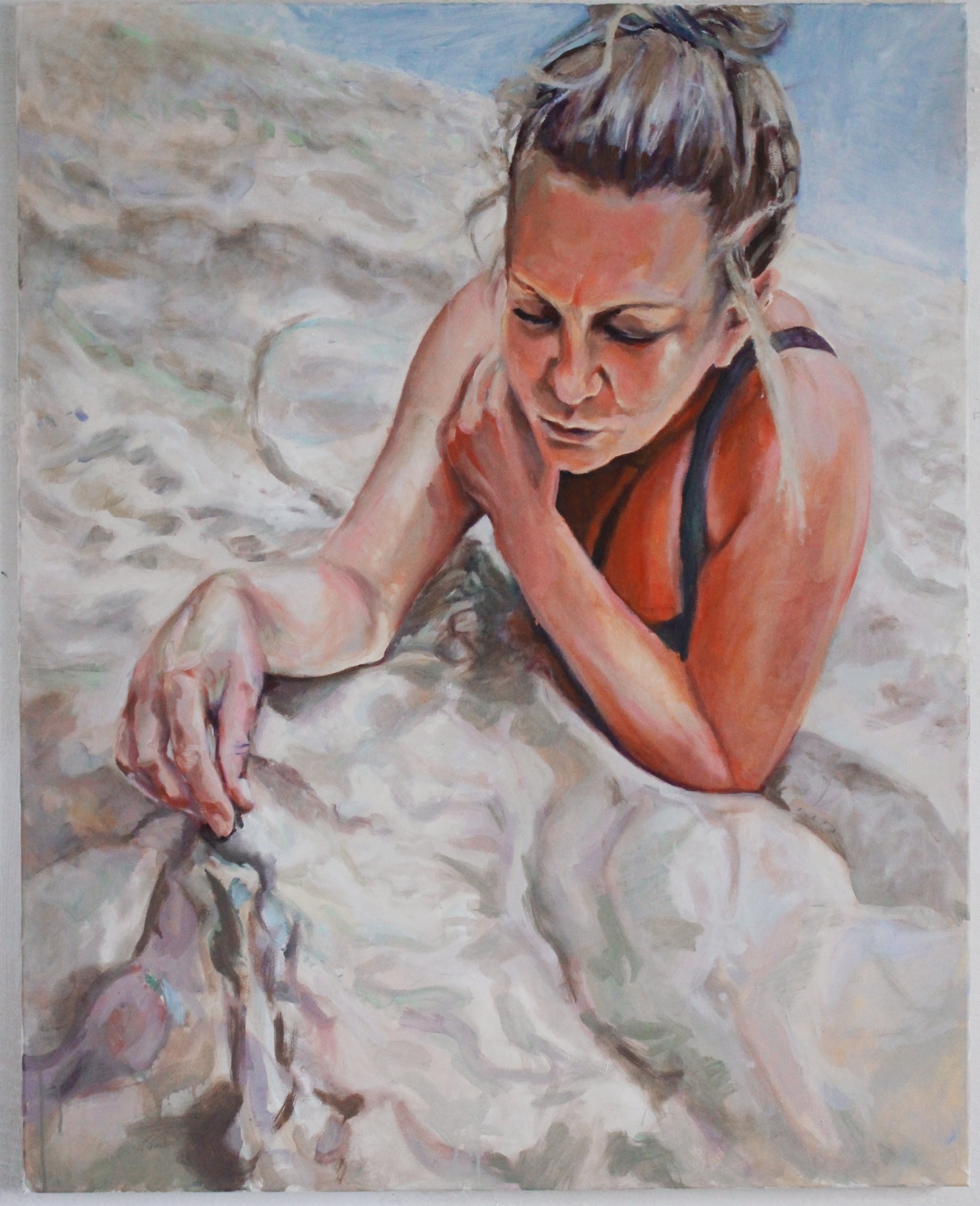 Lato. Obraz olejny 100x80 cm.