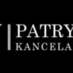 Logo Kancelarii Adwokackiej Patryk Wróbel z Wrocławia, biały tekst na czarnym tle.
