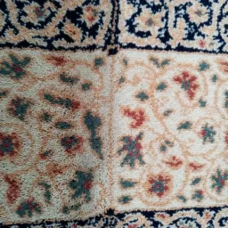 Usługa prania dywanu. Przed i po wykonaniu usługi