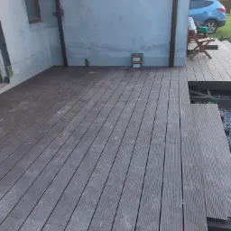 Taras z deski kompozytowej