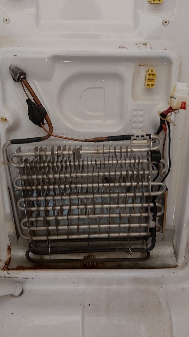 niesprawny czujnik zamrazarki (wymiana 250 zl za wszystko)