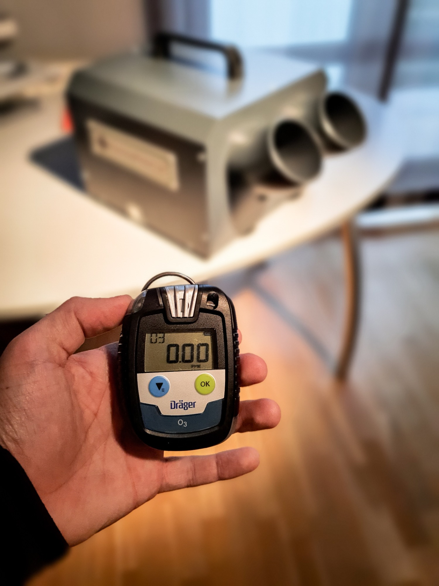 Posiadamy skalibrowane mierniki ozonu dla zapewnienia maksimum bezpieczeństwa