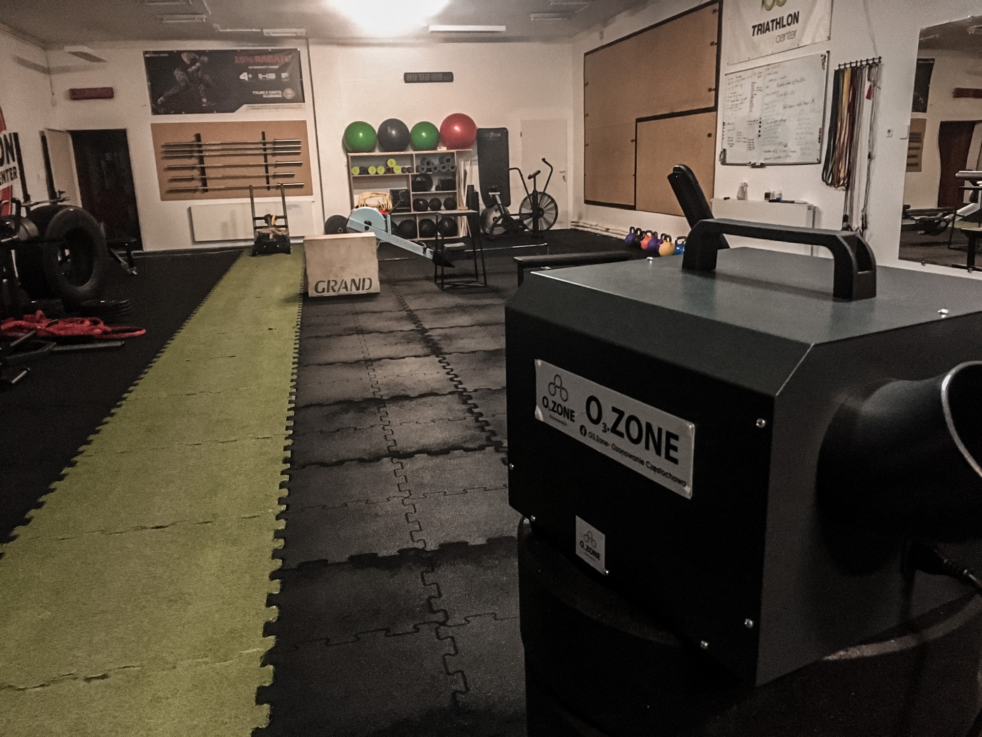 ozonowanie siłowni i klubów fitnes
