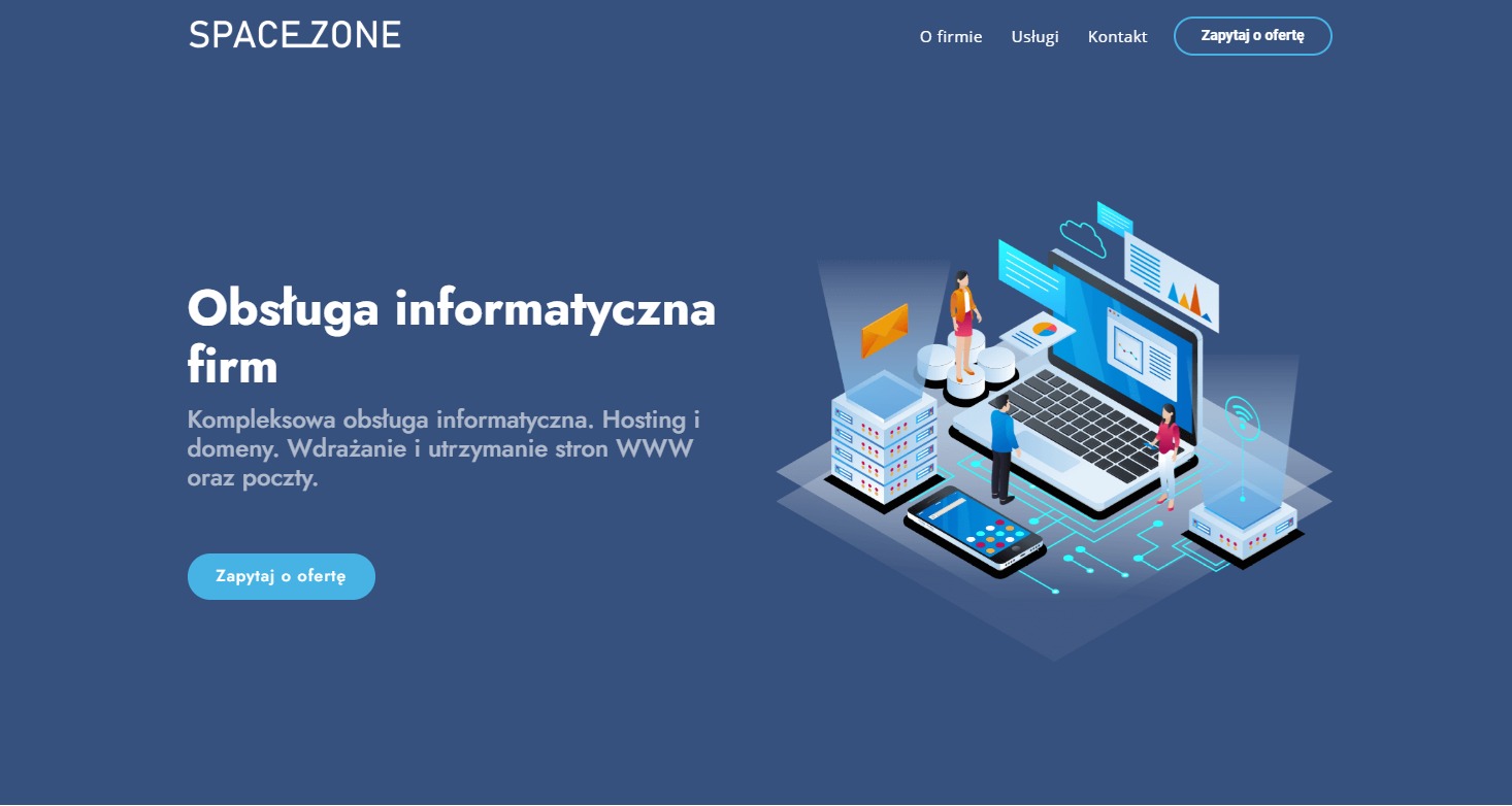 Strona domowa Space Zone